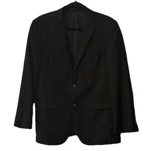 Moods of Norway Men’s Slim Fit Black 100% Wool Blazer Jacket Size 42 (EUR 52)